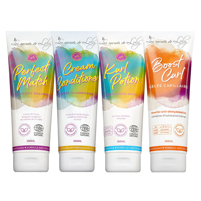 Gamme les secrets de Loly pour cheveux ondulés
