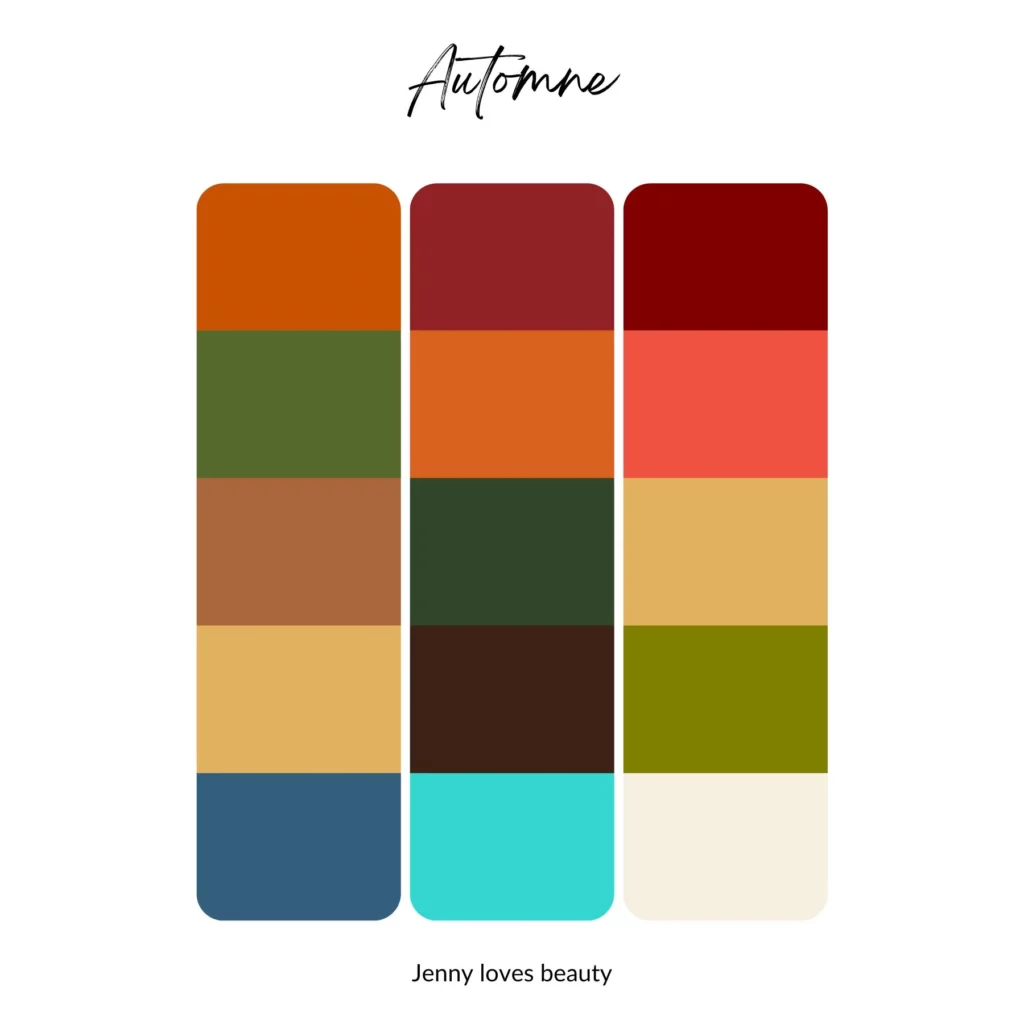 Colorimétrie automne